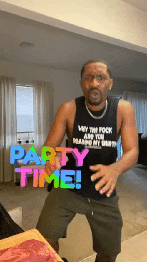 Basketball Player Joel James Dancing Party Time GIF