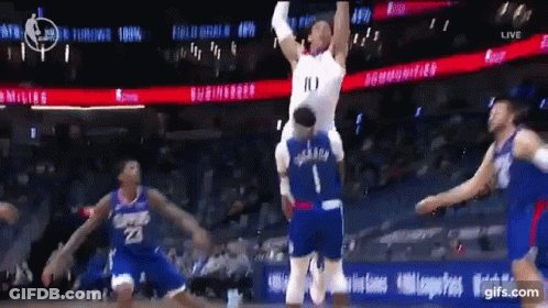 Basketball Player Jumping In Air GIF
