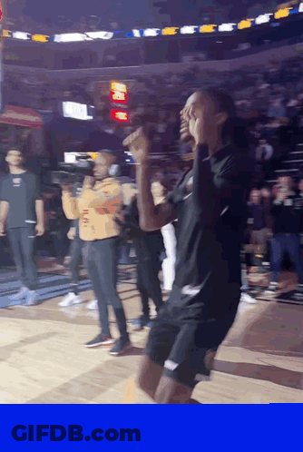 Basketball Player Jumping In Air GIF