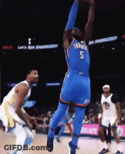 Basketball Player Jumping In Air GIF