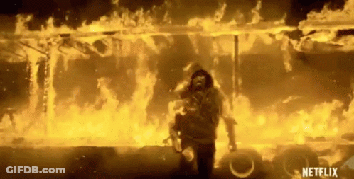 Basketball Player Jumping In Lakers Jersey GIF