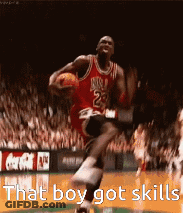 Basketball Player Jumping That Boy Got Skills GIF
