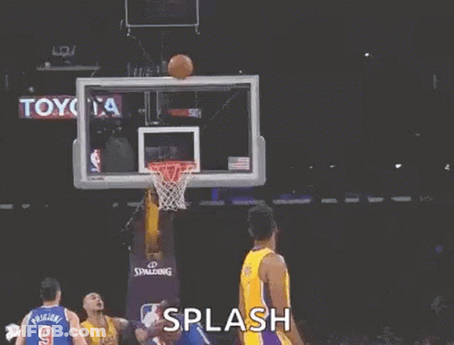 Basketball Player Jumping With Arms Outstretched GIF