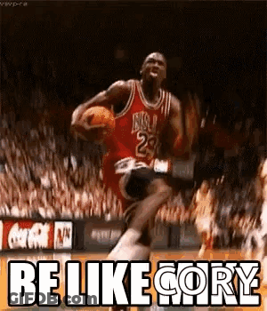 Basketball Player Jumping With Basketball GIF
