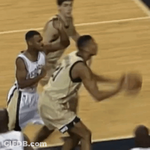 Basketball Player Jumping With Number 21 GIF