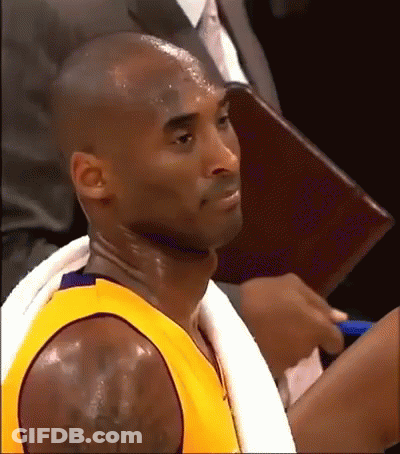 Basketball Player Looking Sideways With Towel GIF