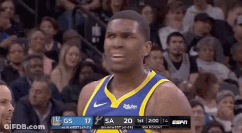 Basketball Player Making Funny Face GIF