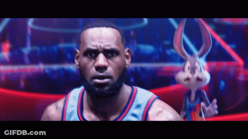 Basketball Player Next To Bunny GIF