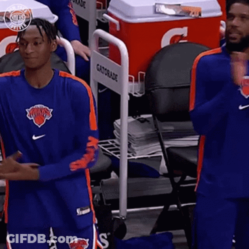 Basketball Player Next To Gatorade Cooler GIF