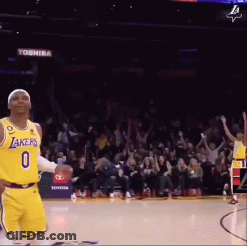 Basketball Player Number 0 Standing On Court GIF