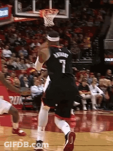 Basketball Player Number 1 Going For Shot GIF