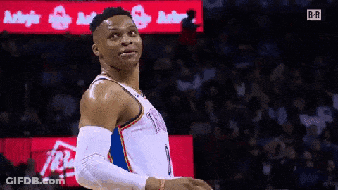 Basketball Player Number 1 In Front Of Crowd GIF