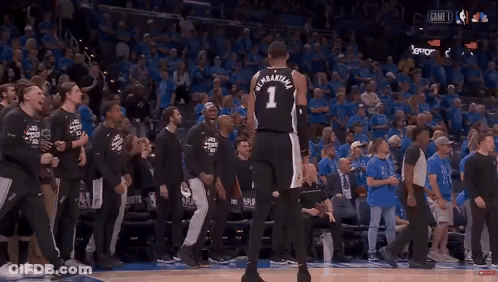 Basketball Player Number 1 On Court GIF