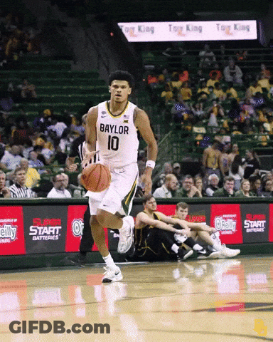 Basketball Player Number 10 Running With Ball GIF