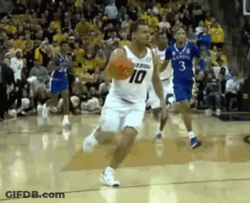 Basketball Player Number 10 Running With Ball GIF