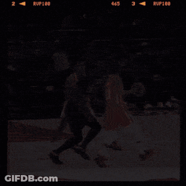 Basketball Player Number 11 Dribbling GIF