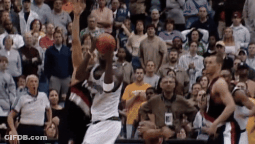 Basketball Player Number 11 Jumping For Ball GIF