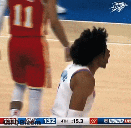 Basketball Player Number 11 On Court GIF