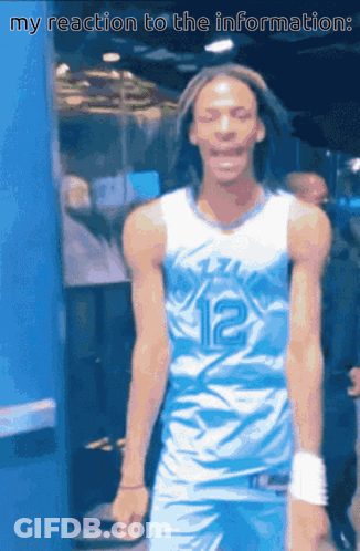 Basketball Player Number 12 Jersey GIF