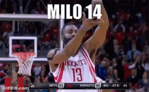 Basketball Player Number 13 Celebrates GIF