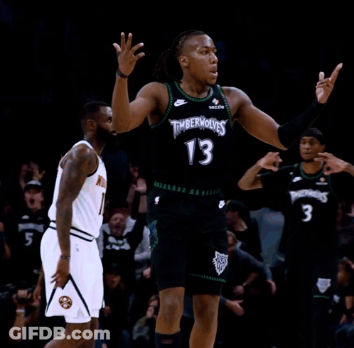 Basketball Player Number 13 Celebrating GIF