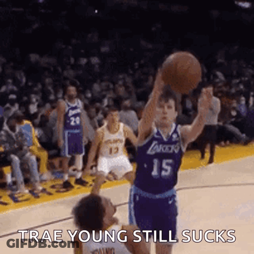 Basketball Player Number 15 Jumping GIF