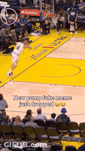 Basketball Player Number 15 Jumping GIF