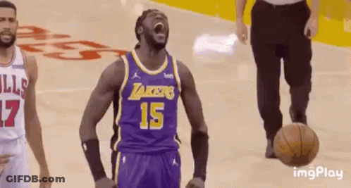 Basketball Player Number 15 Screaming GIF