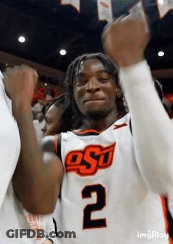 Basketball Player Number 2 Cheering GIF