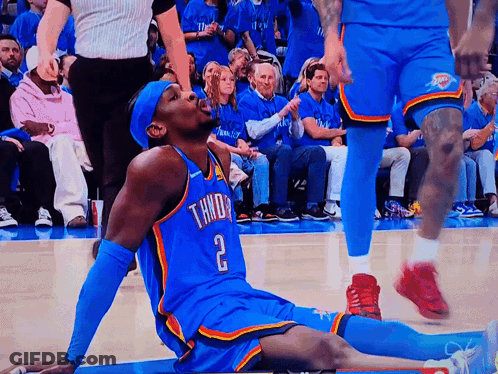Basketball Player Number 2 Laying On Floor GIF