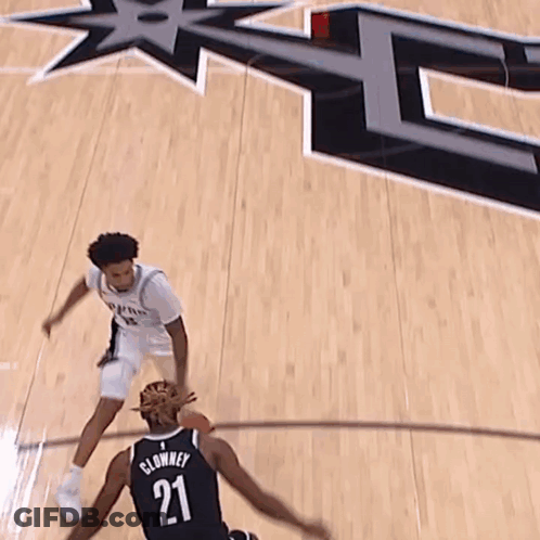 Basketball Player Number 21 Playing GIF