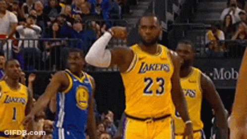 Basketball Player Number 23 Fist Bump GIF