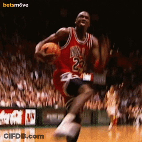 Basketball Player Number 23 Jumping GIF