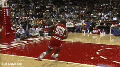 Basketball Player Number 23 Jumping GIF