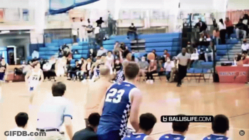 Basketball Player Number 23 Ready To Shoot GIF