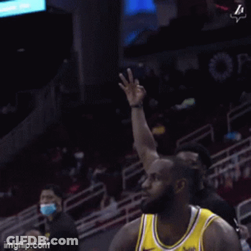 Basketball Player Number 23 Shooting GIF