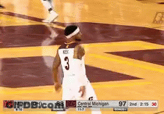 Basketball Player Number 3 GIF