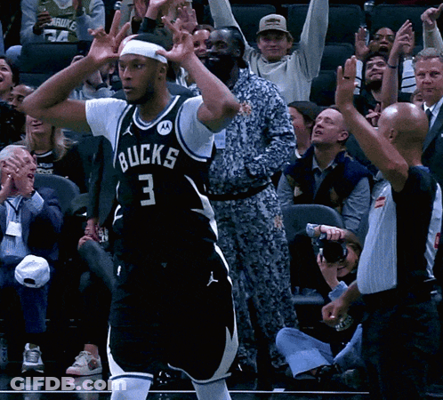Basketball Player Number 3 GIF