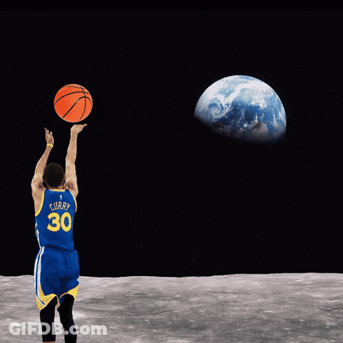 Basketball Player Number 30 Shooting GIF
