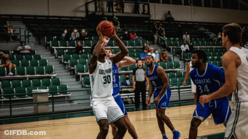 Basketball Player Number 30 Taking Shot GIF