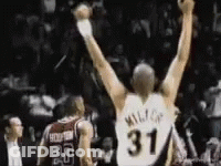 Basketball Player Number 31 Raising Arms GIF