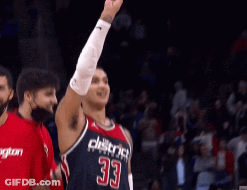 Basketball Player Number 33 Raising Fist GIF