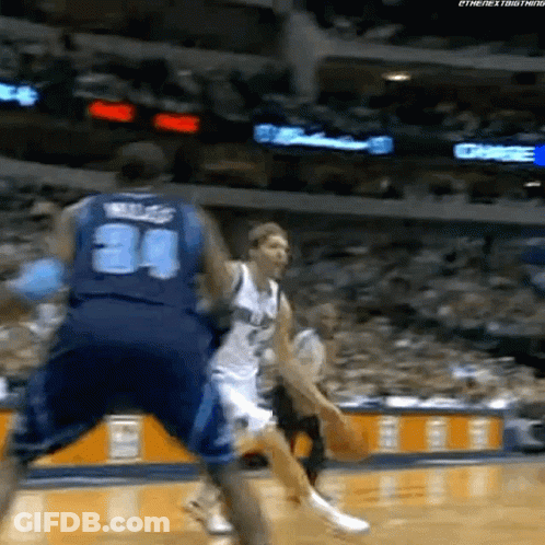 Basketball Player Number 34 Dribbling GIF