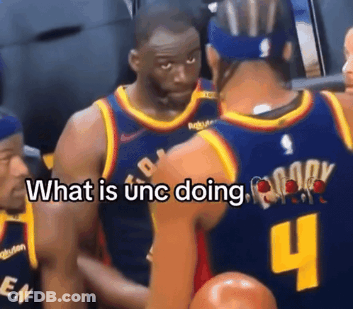 Basketball Player Number 4 Talking To Another Player GIF