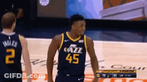 Basketball Player Number 45 GIF