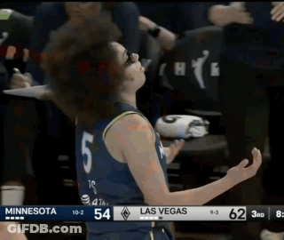 Basketball Player Number 5 In Stands GIF