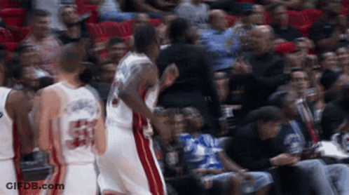 Basketball Player Number 53 In Front Of Crowd GIF