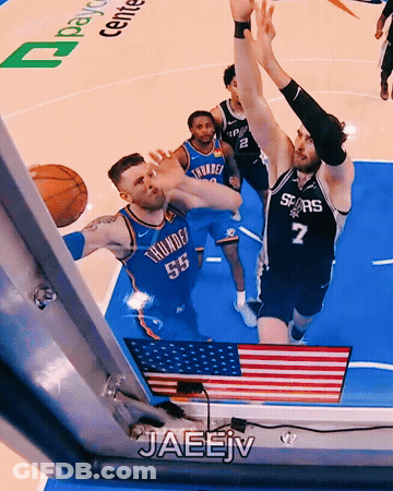 Basketball Player Number 55 Going For Shot GIF