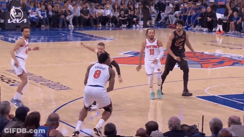 Basketball Player Number 8 Dribbling Ball GIF