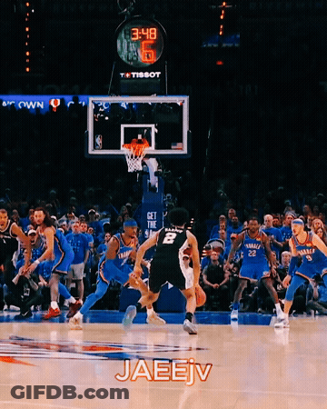 Basketball Player Number 8 Dribbling GIF